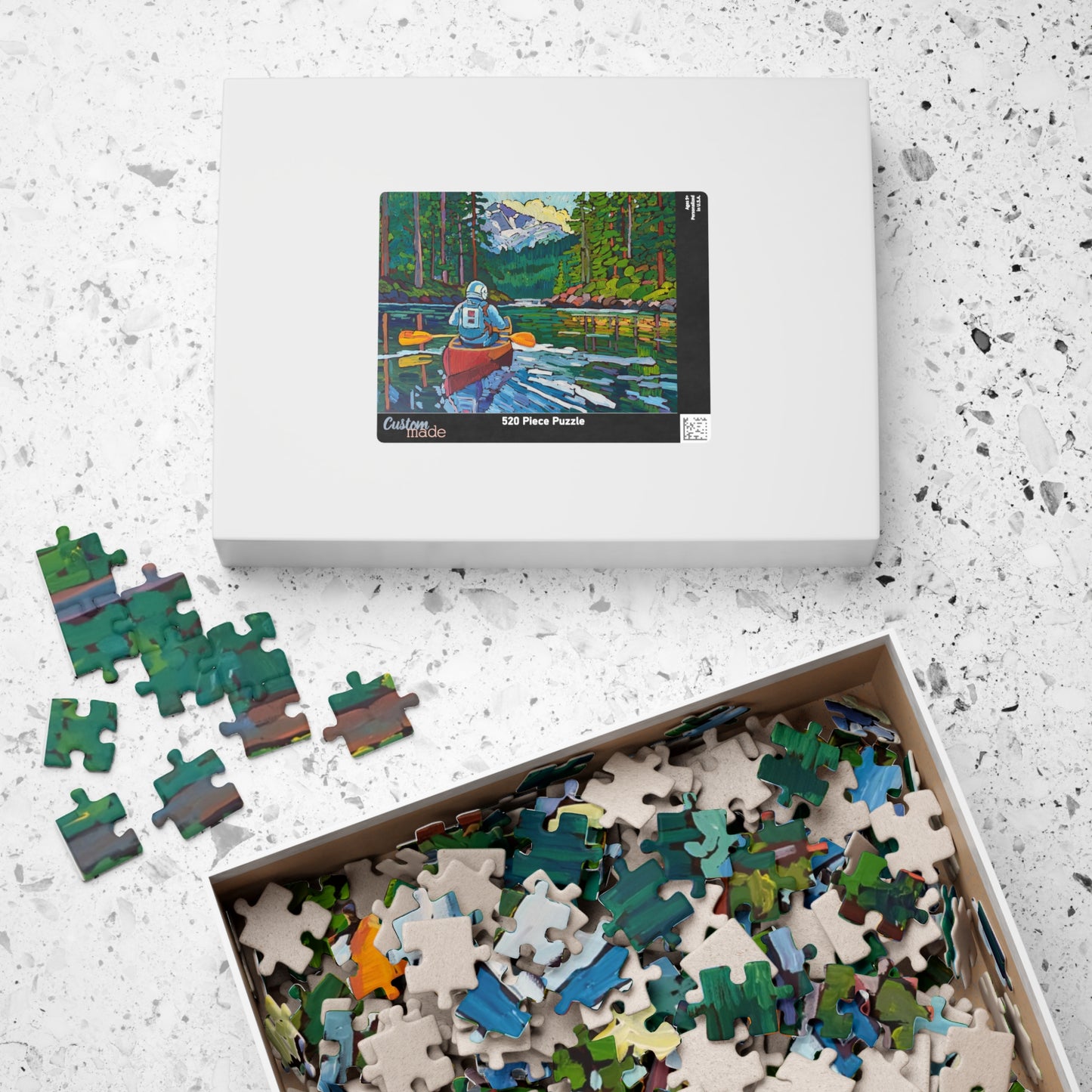 Astronaut Alice Explores Olympic Puzzle (252, 520, 1014-piece)