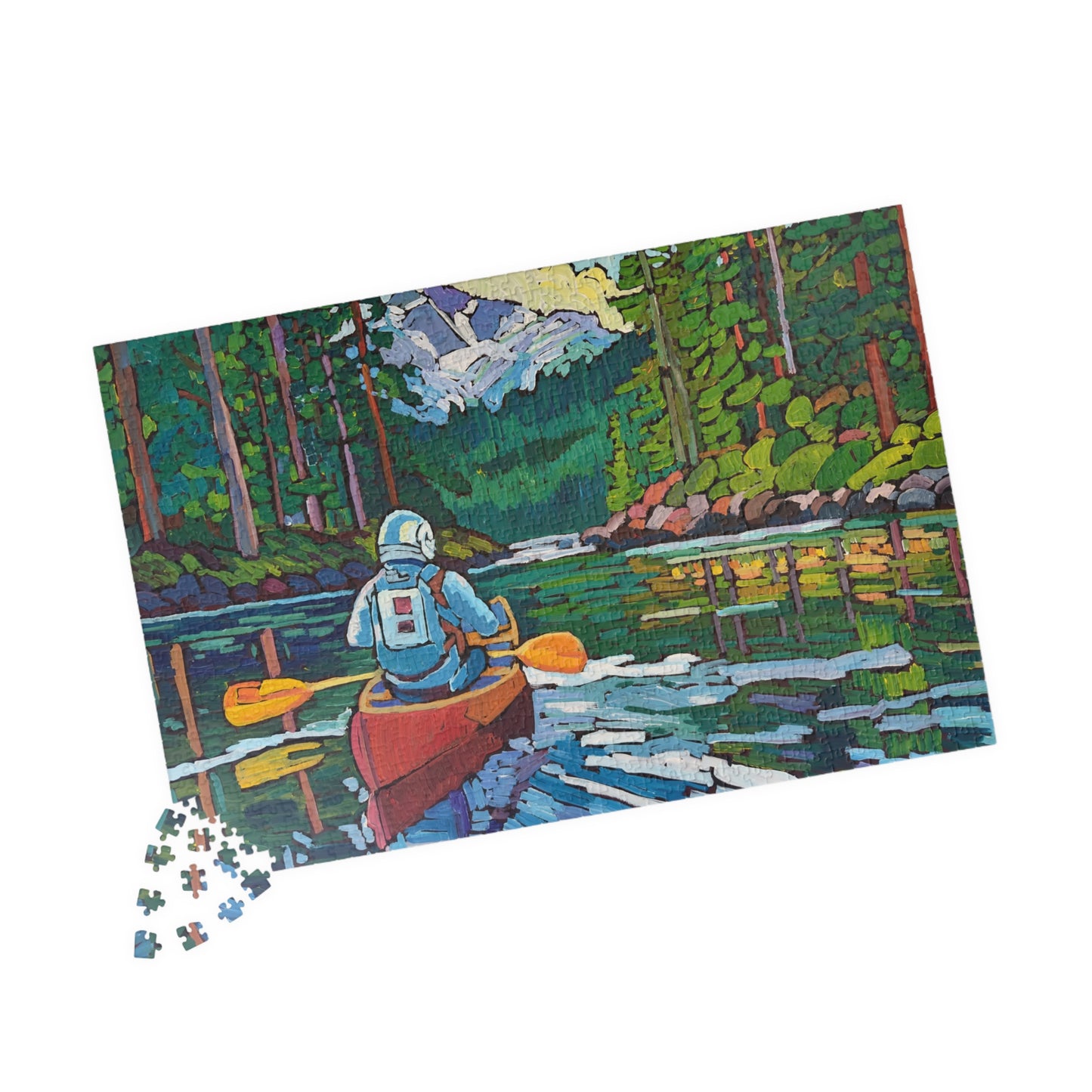 Astronaut Alice Explores Olympic Puzzle (252, 520, 1014-piece)