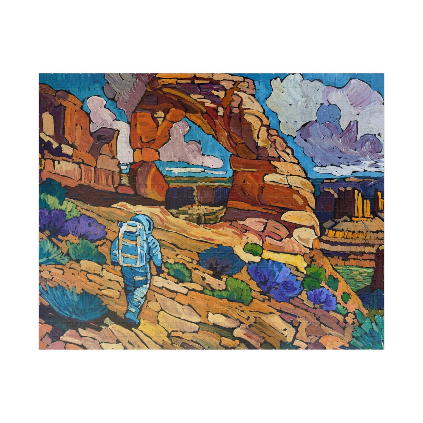 Astronaut Alice Explores Arches Puzzle (252, 500, 1014-piece)