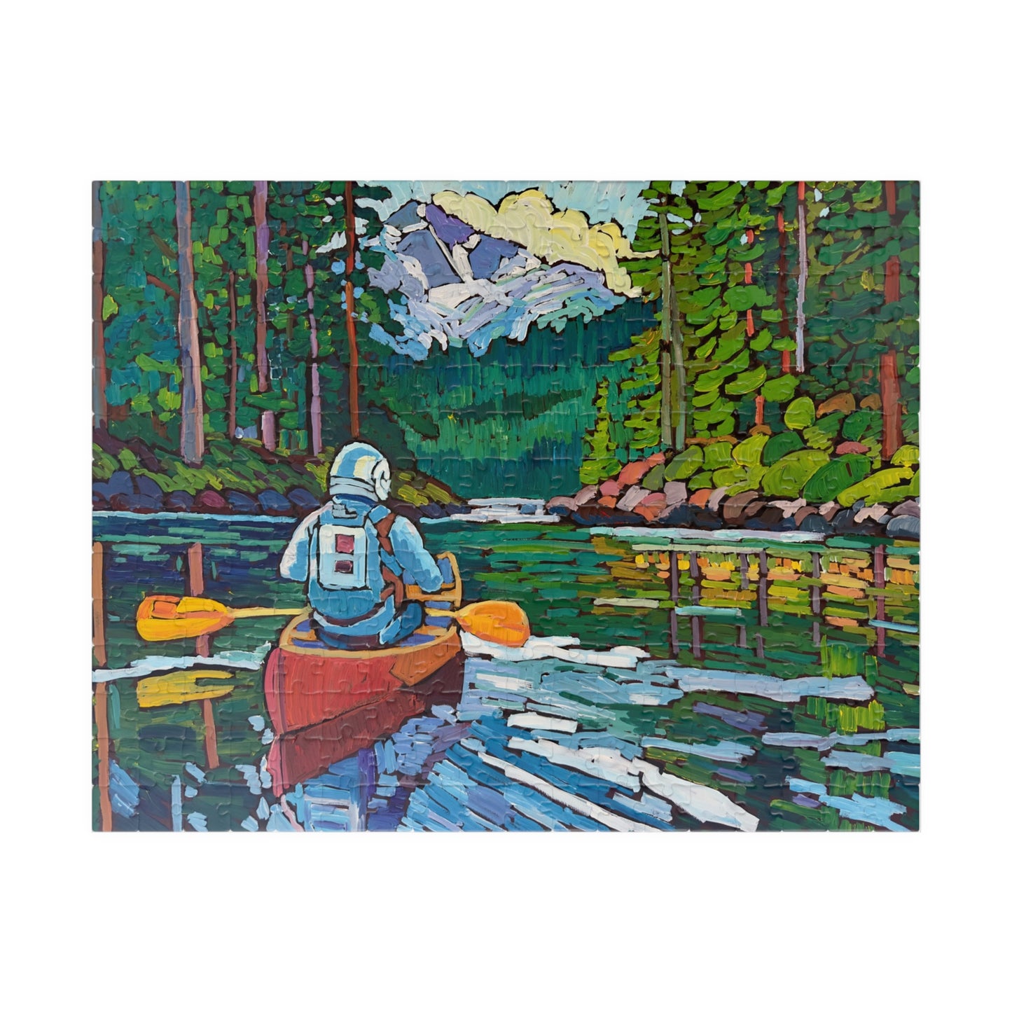 Astronaut Alice Explores Olympic Puzzle (252, 520, 1014-piece)