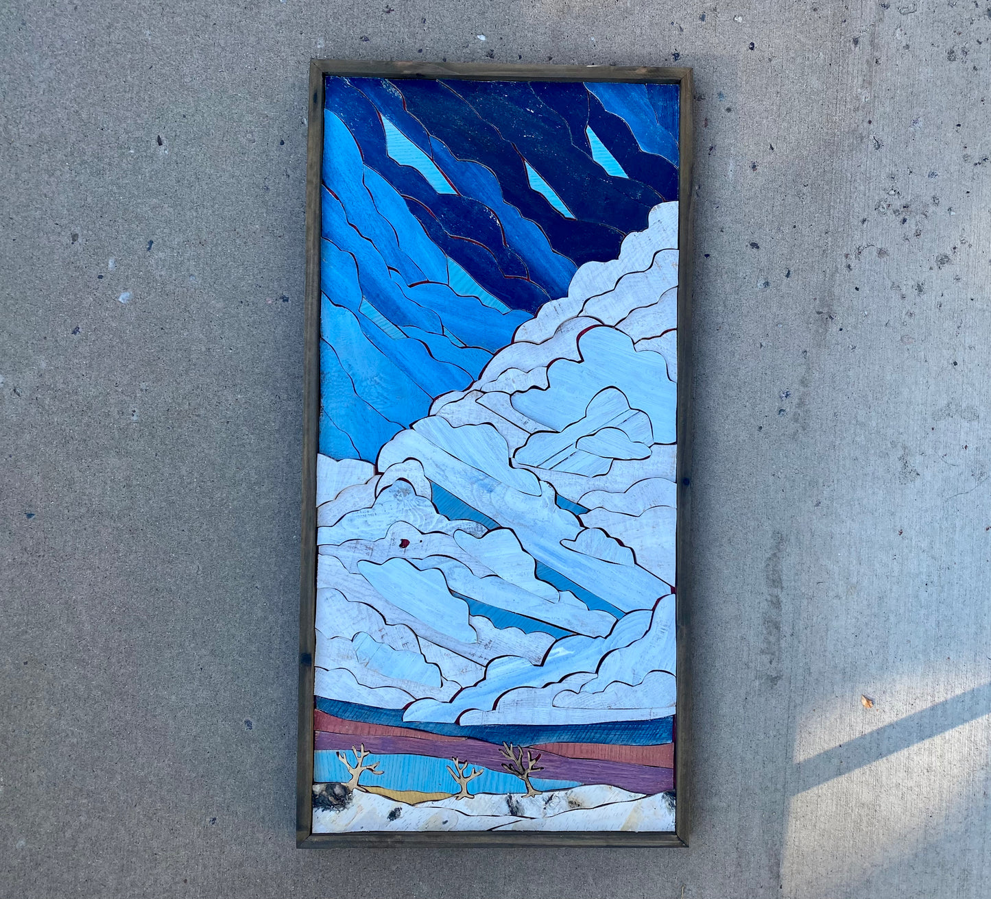 Birch Bark Sunset