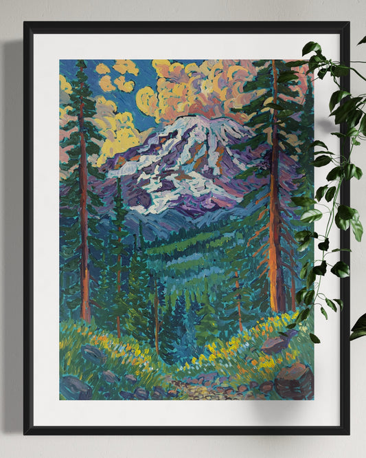 Mount Rainier National Park Print