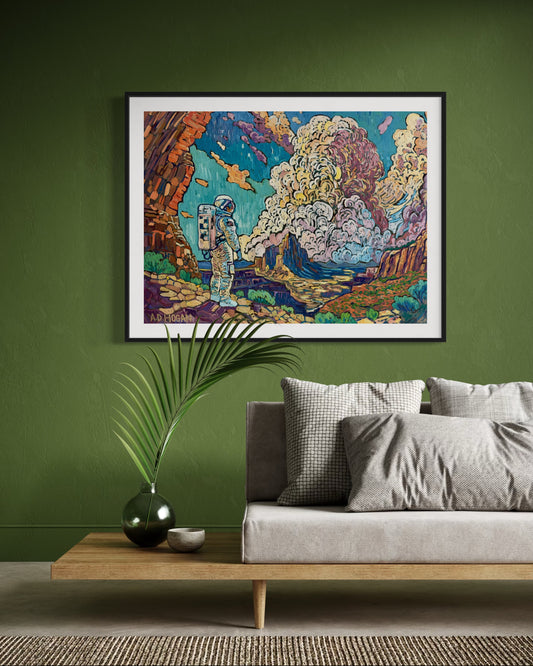 Where the Sky Stands Tall Print